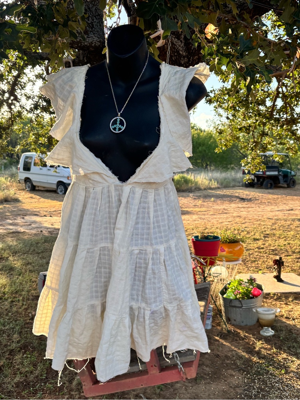 Free People NWT ,Sunset and Sunrise 🦩Cotton Linen